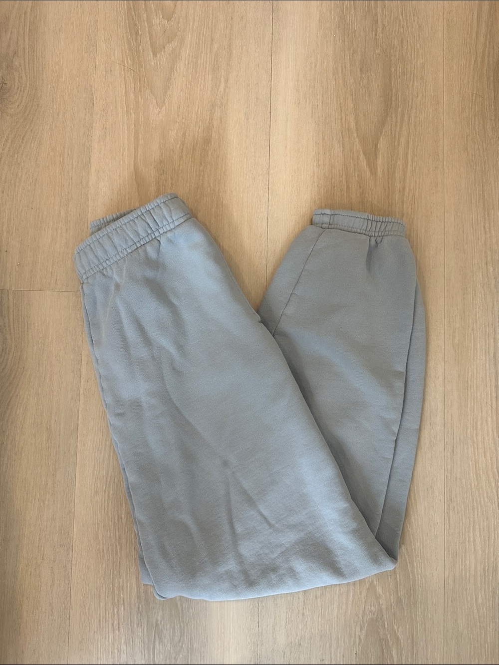 Aritzia TNA Cozy Fleece Mega Light Blue Women's Joggers Size XS